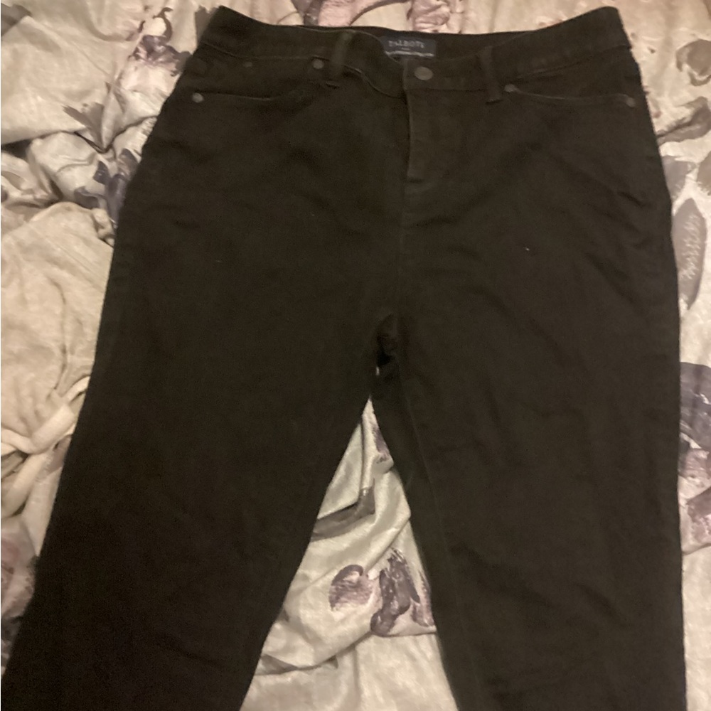 Talbots Women's Classic Black Skinny Jeans